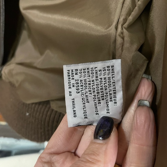 Vtg Wool Members Only Bomber Jacket Men - Picture 11 of 13